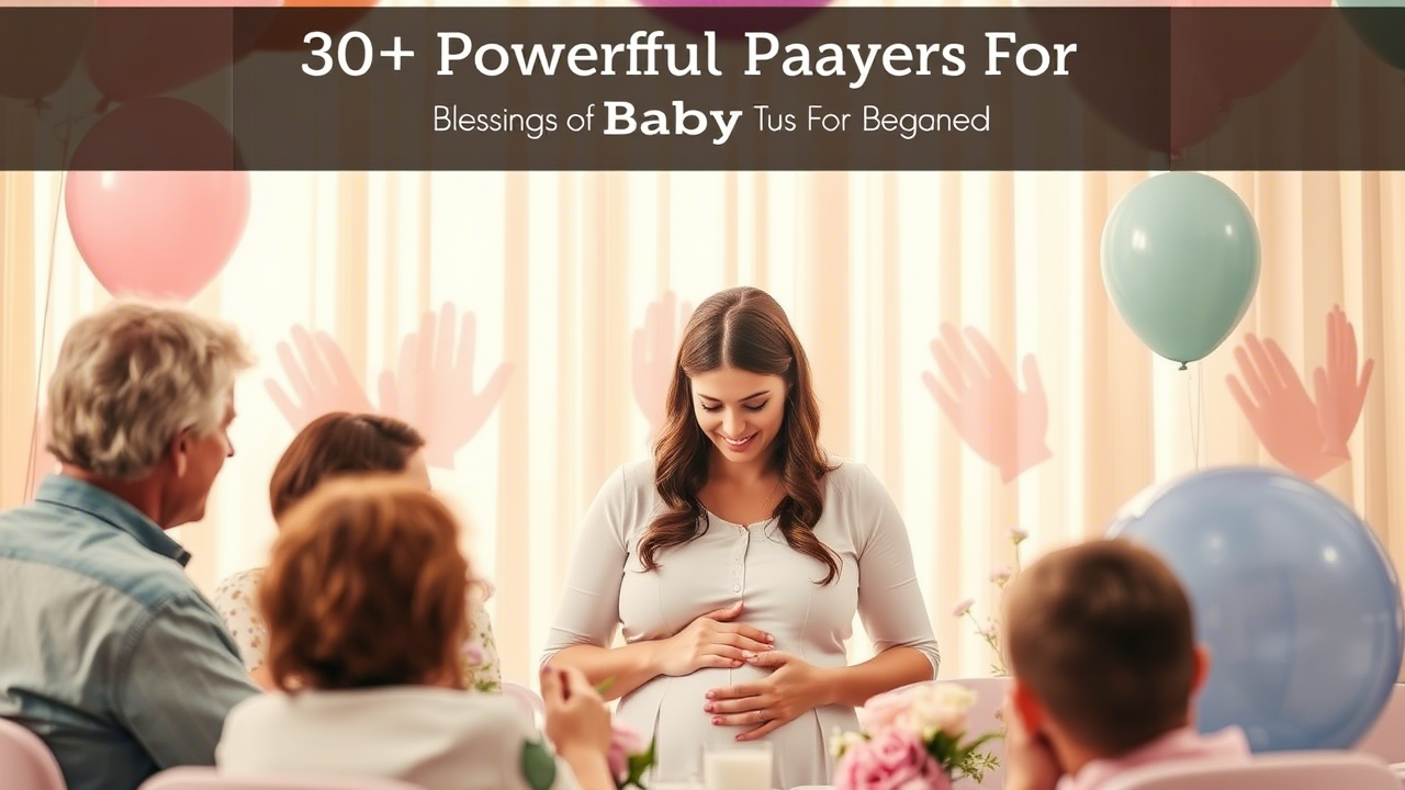30+ Powerful Prayers For Baby Shower: Blessings of Faith, Love & New Beginnings