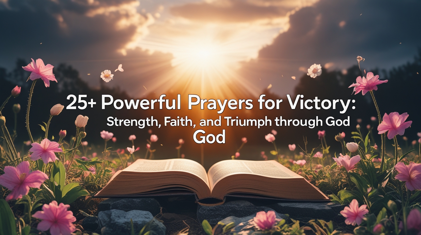 25+ Powerful Prayers for Victory: Strength, Faith, and Triumph Through God