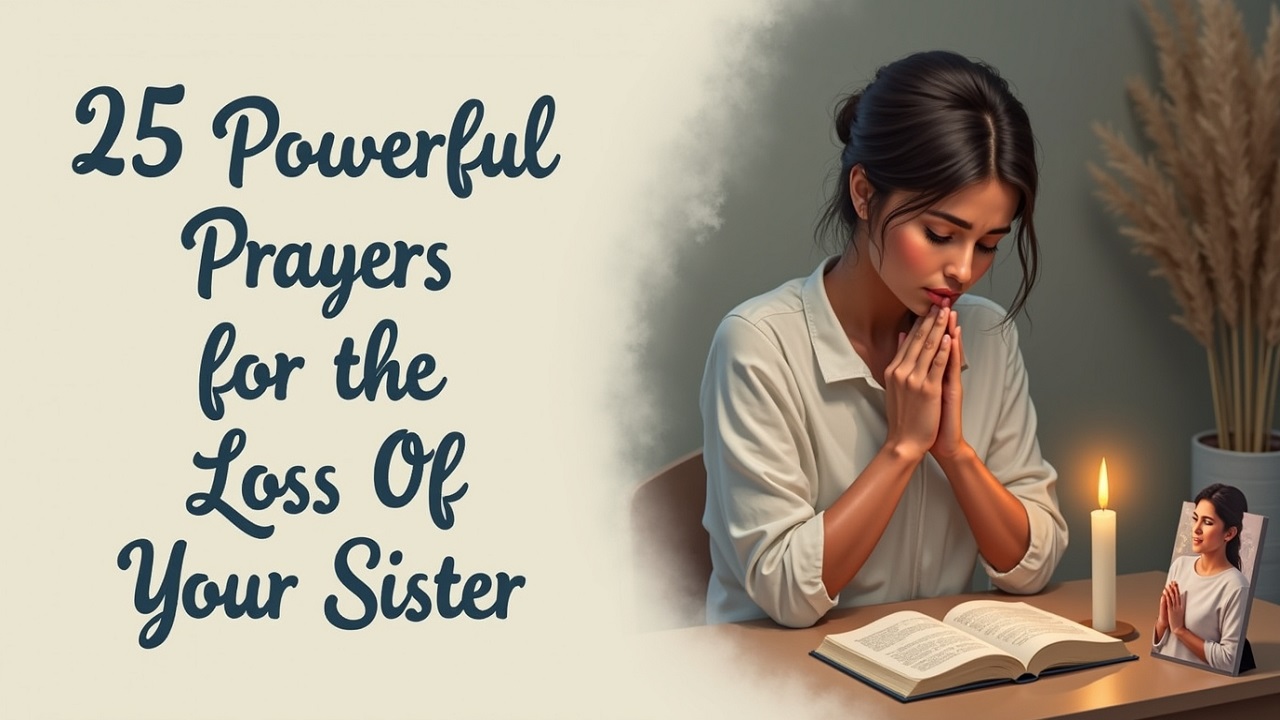 25 Powerful Prayers For The Loss Of Your Sister