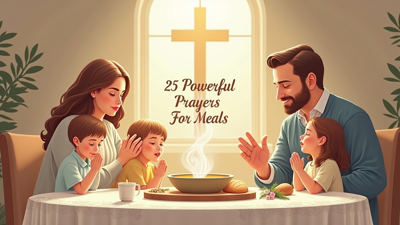 25 Powerful Prayers For Meals (Catholic)