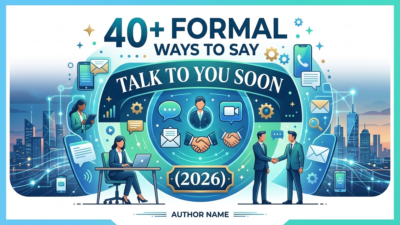 40+ Formal Ways to Say “Talk to You Soon” (2026)