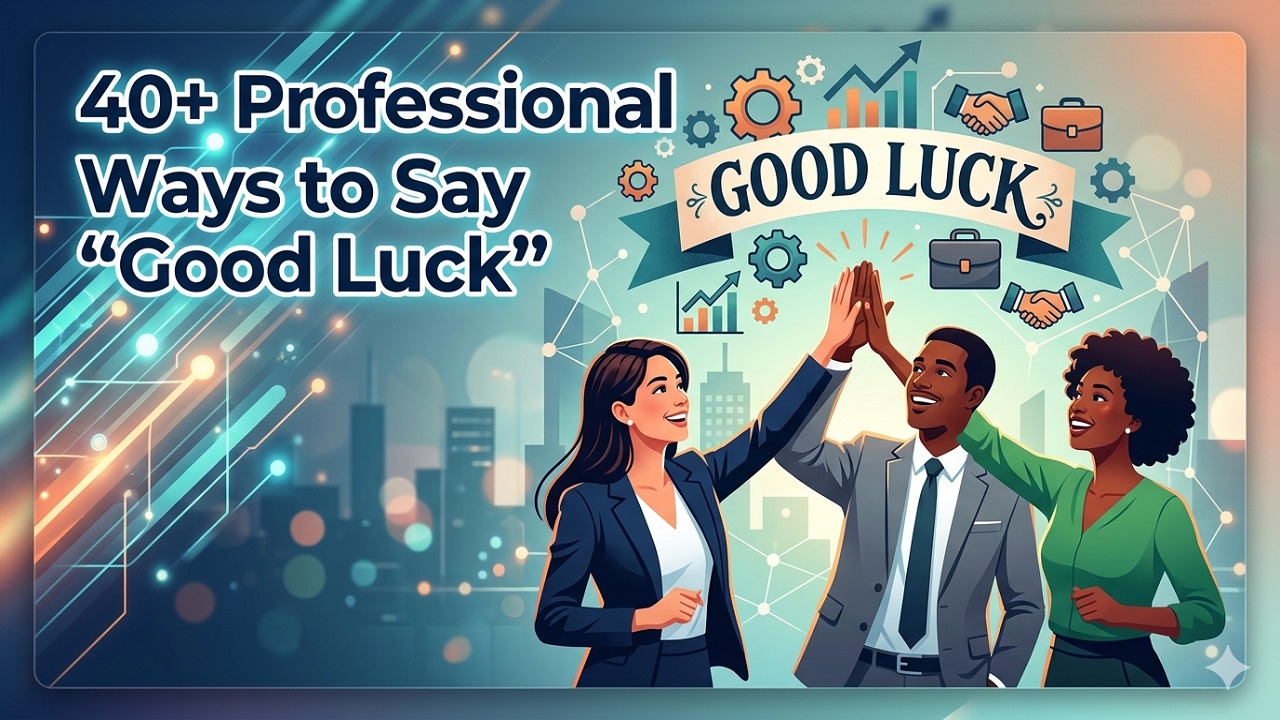 40+ Professional Ways to Say “Good Luck”