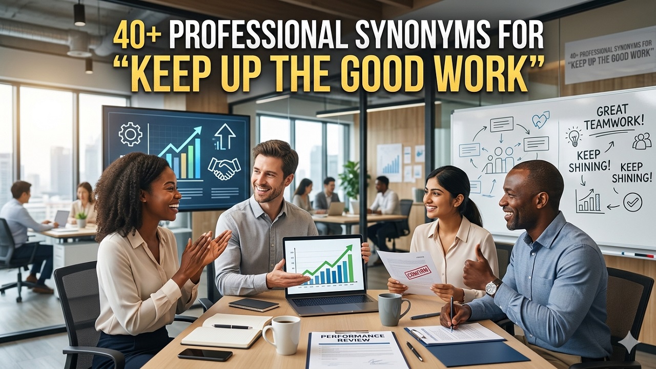 40+ Professional Synonyms for “Keep Up the Good Work”